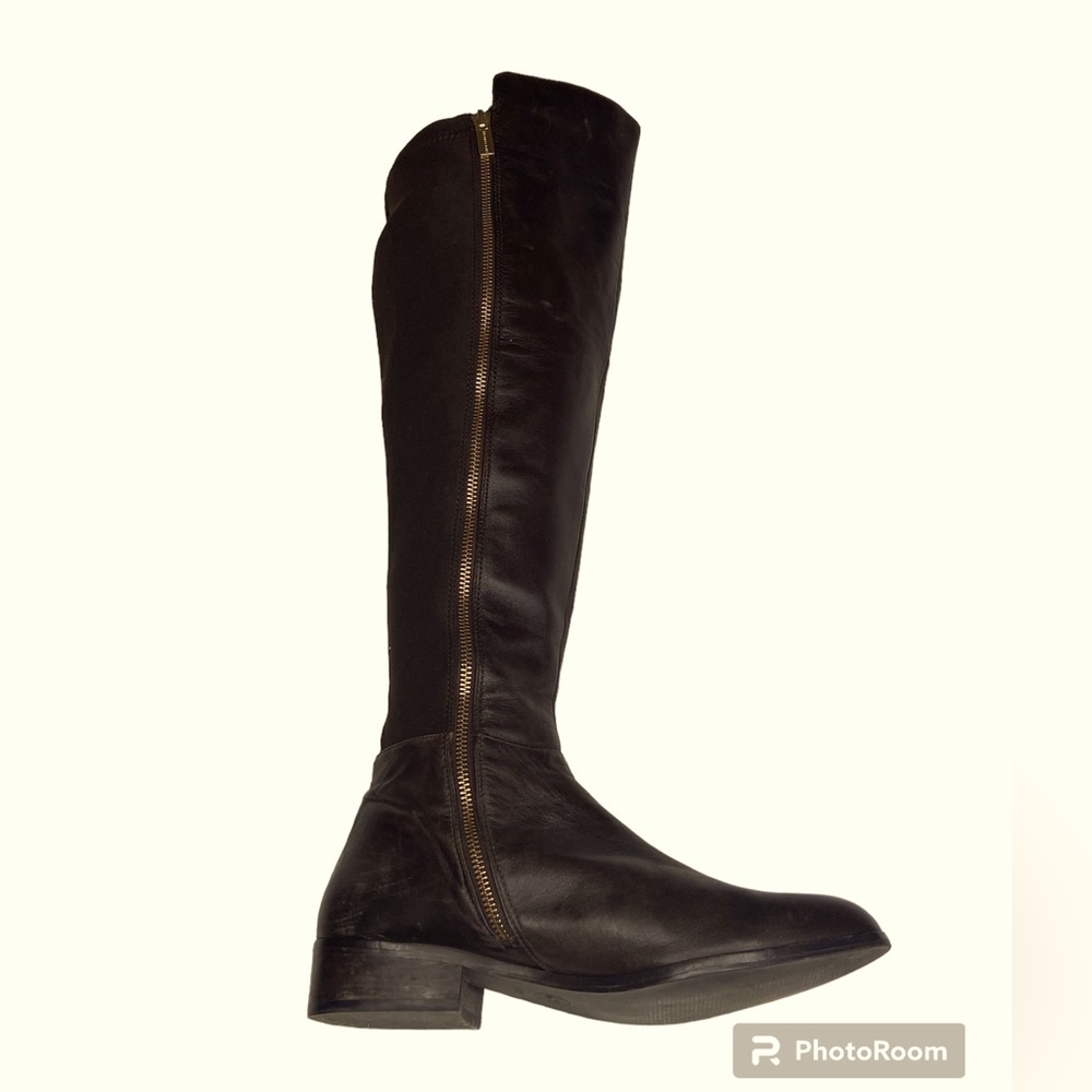 Michael Kors Brown Bromley knee high flat boots. Size10 good preloved condition